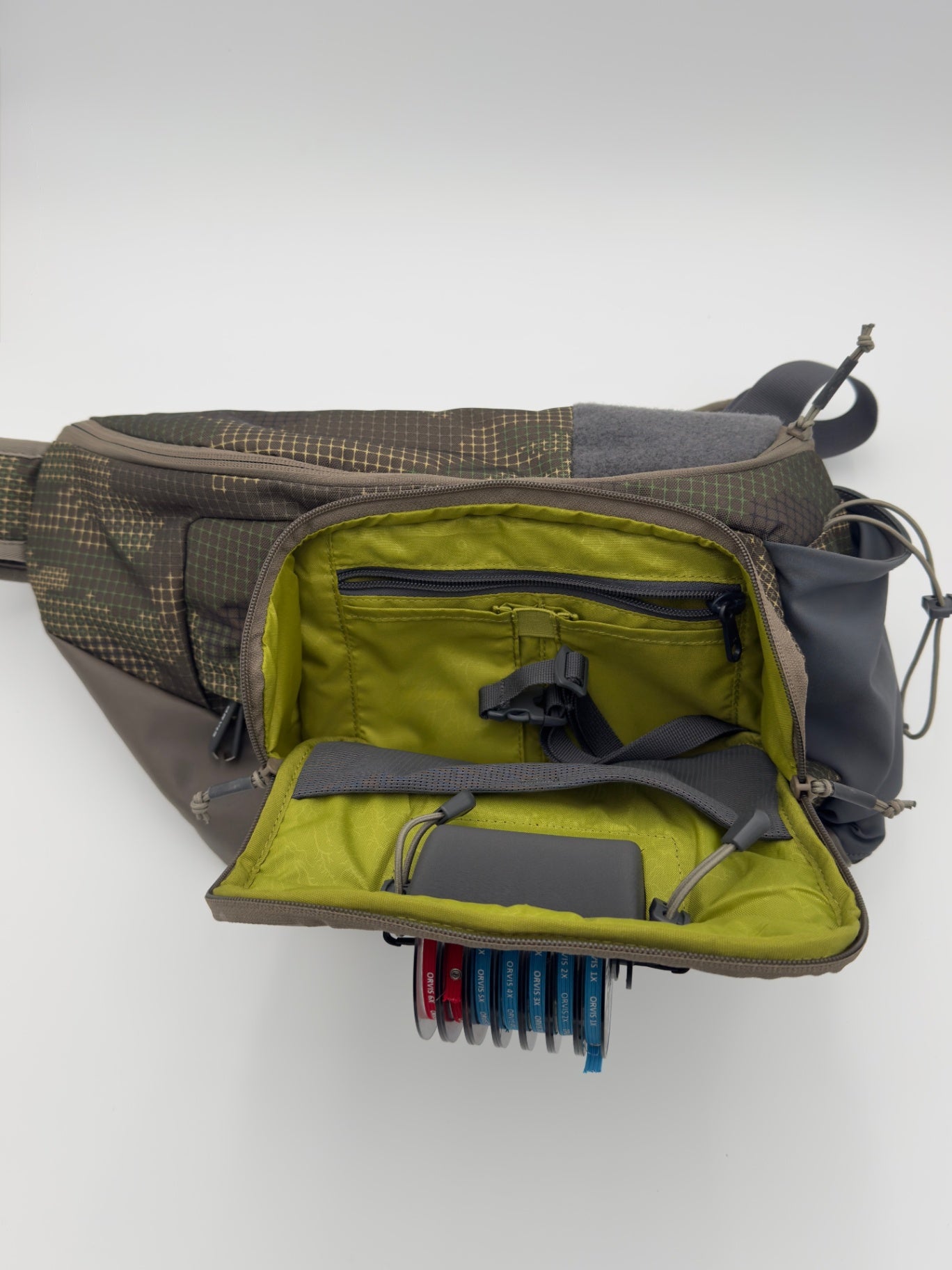 Orvis Sling Pack loaded Tippet Bar