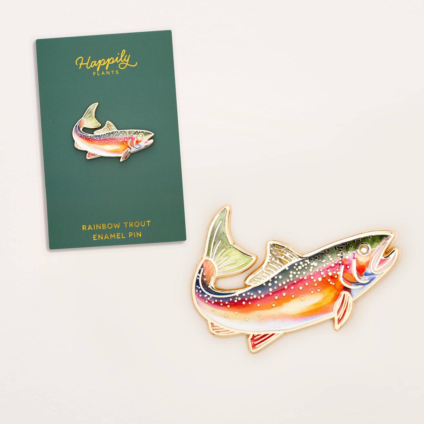 Rainbow Trout Pin | Fishing Gifts | Lake Life
