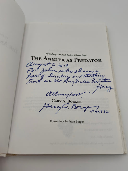 "The Angler as Predators" by Gary Borger 