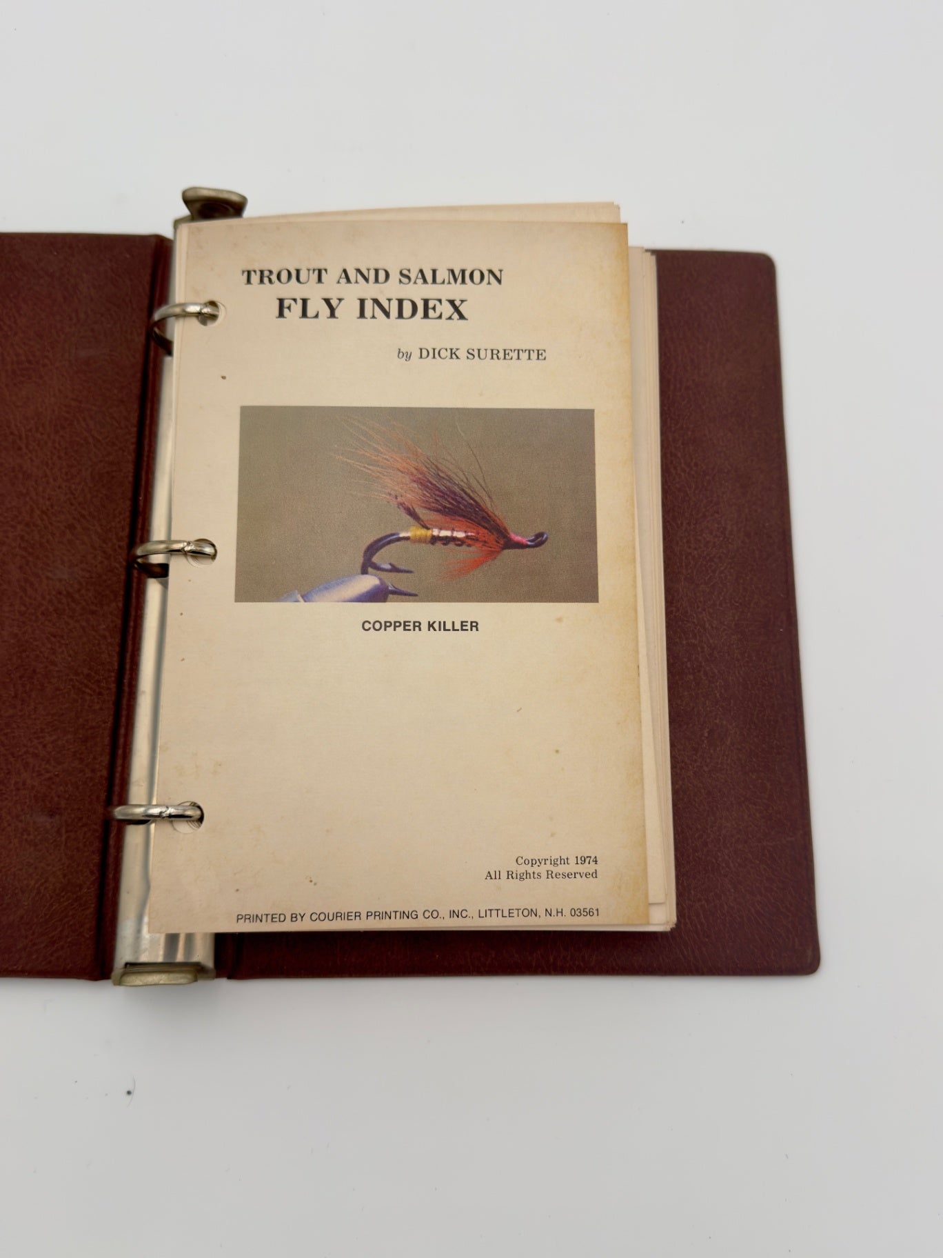 Trout and Salmon Fly Index- Dick Surette