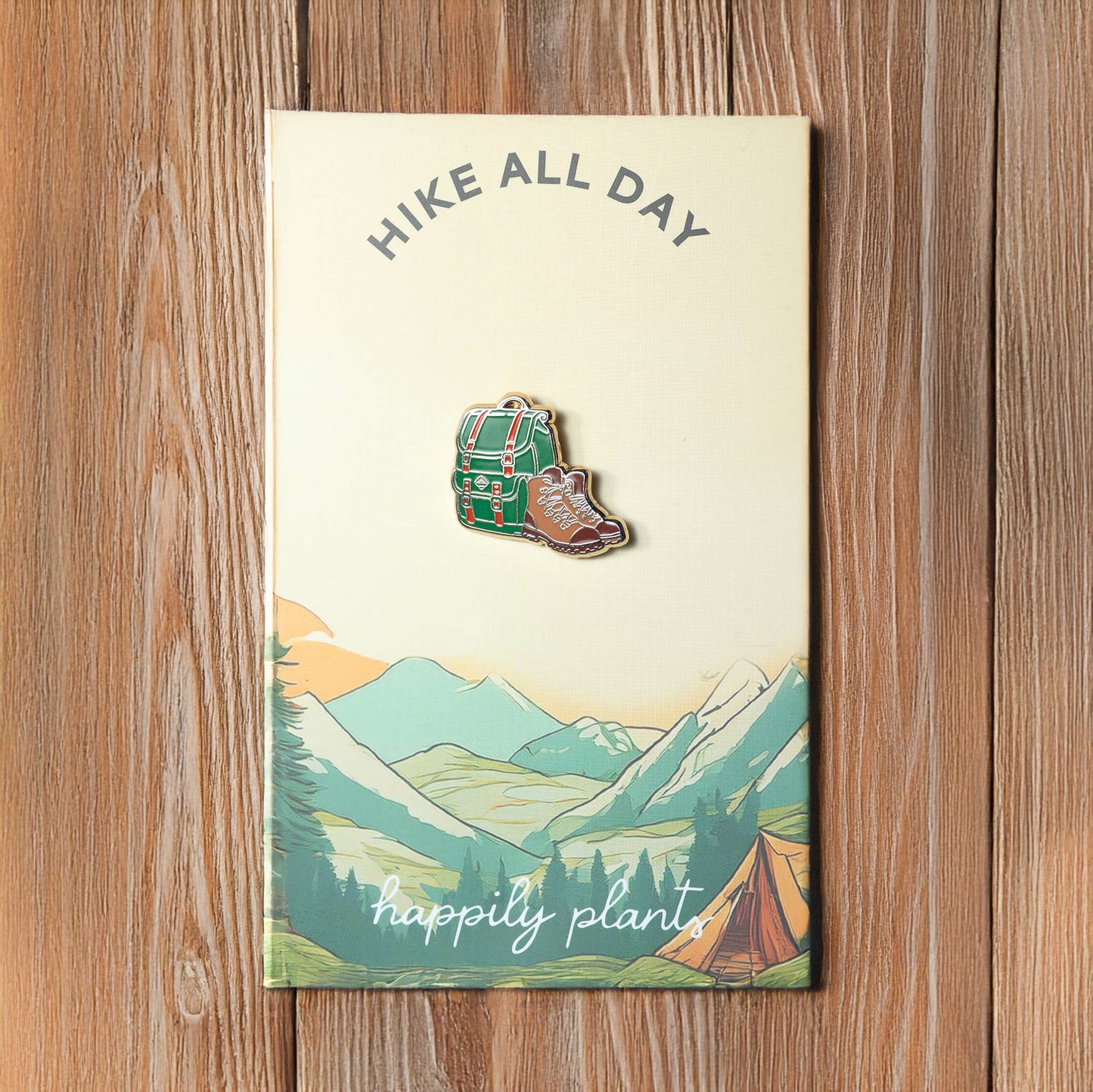 Adventure Hiking Boot Pin Outdoors Camping & Wildernes Gifts