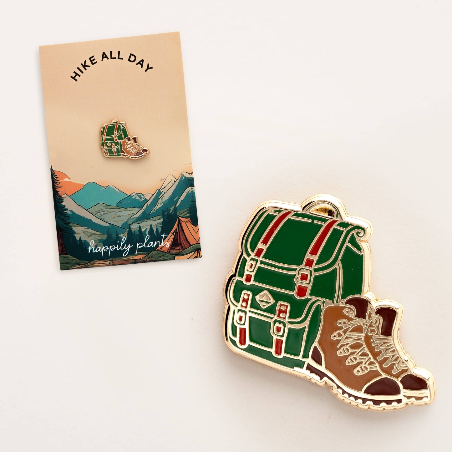 Adventure Hiking Boot Pin Outdoors Camping & Wildernes Gifts