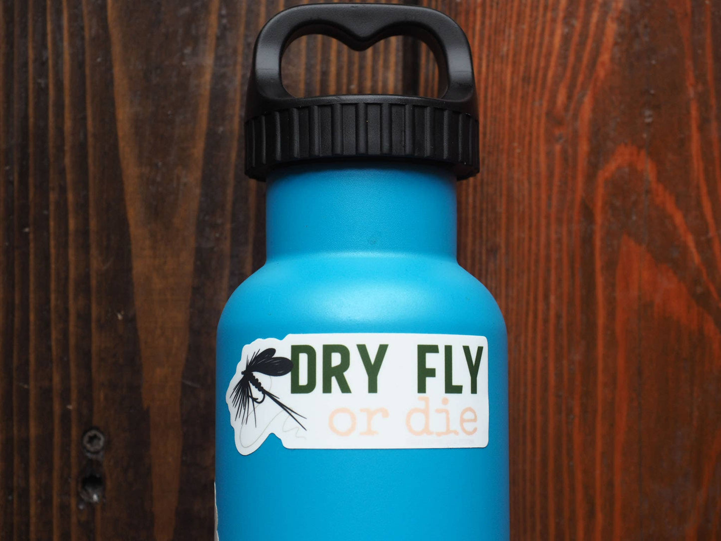 Dry Fly or Die Decal - Fly Fishing Sticker